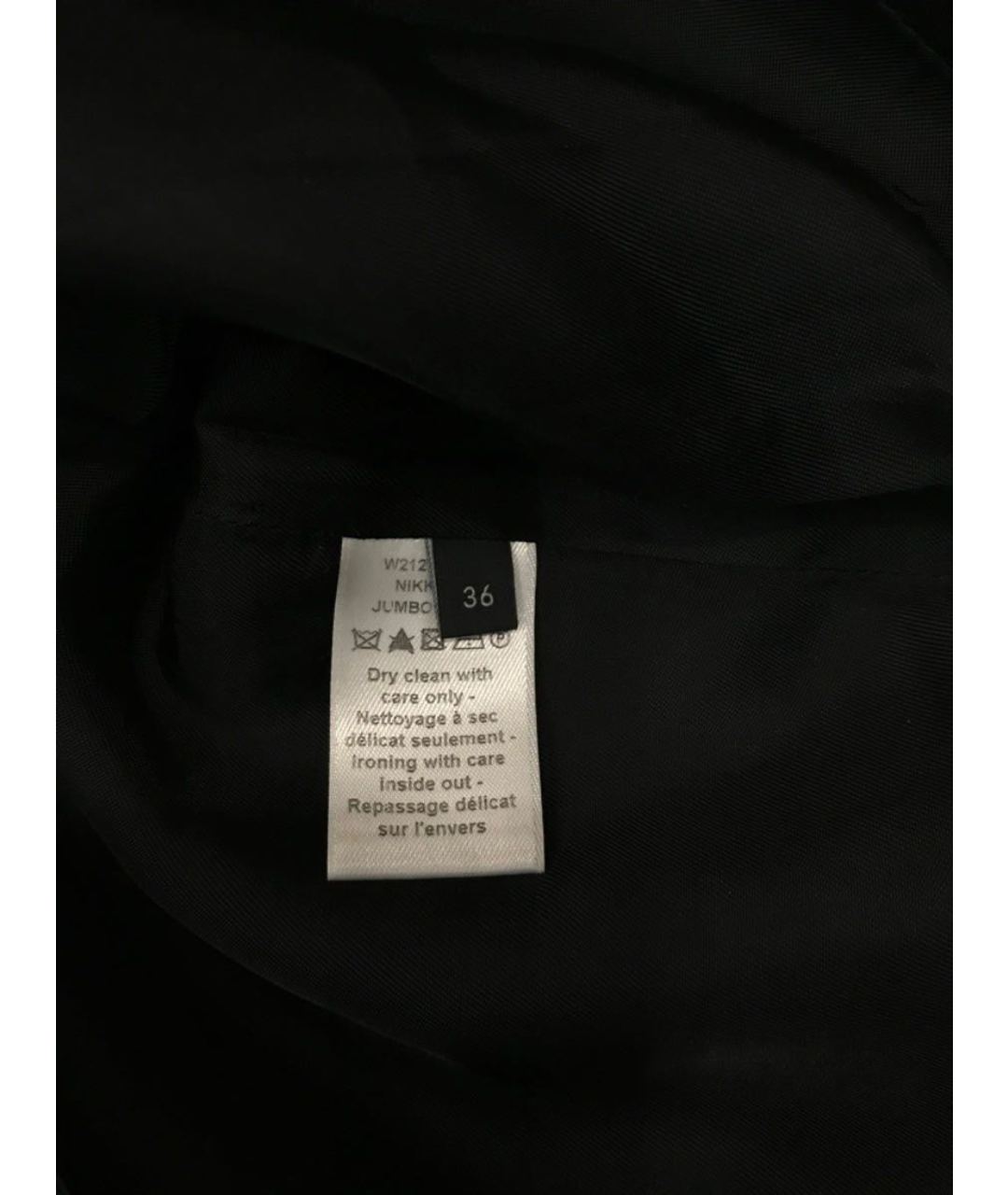 JOSEPH Антрацитовая шерстяная юбка мини, фото 4
