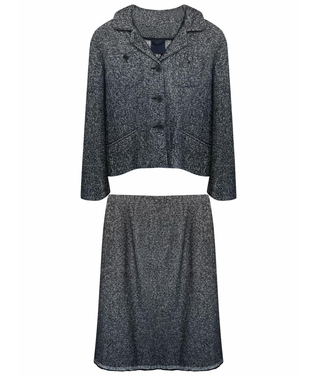 ASPESI Антрацитовый костюм с юбками, фото 1