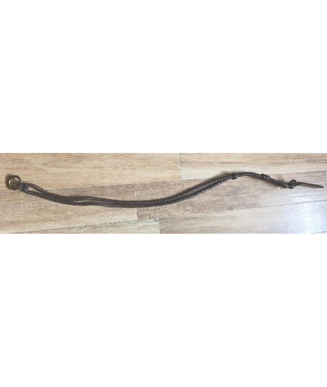 RALPH LAUREN Коричневый кожаный ремень, фото 3