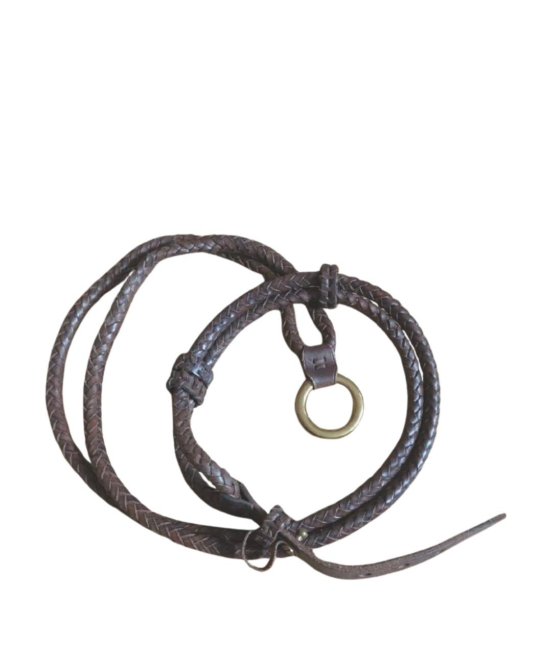 RALPH LAUREN Коричневый кожаный ремень, фото 1