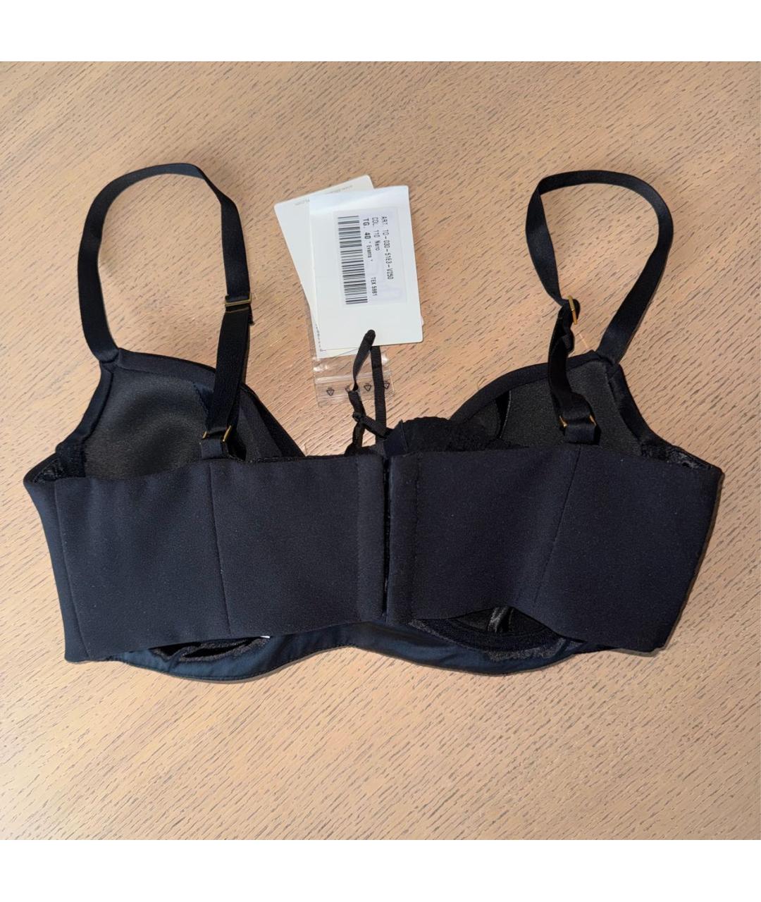 ELISABETTA FRANCHI Черный бюстгалтеры, фото 3
