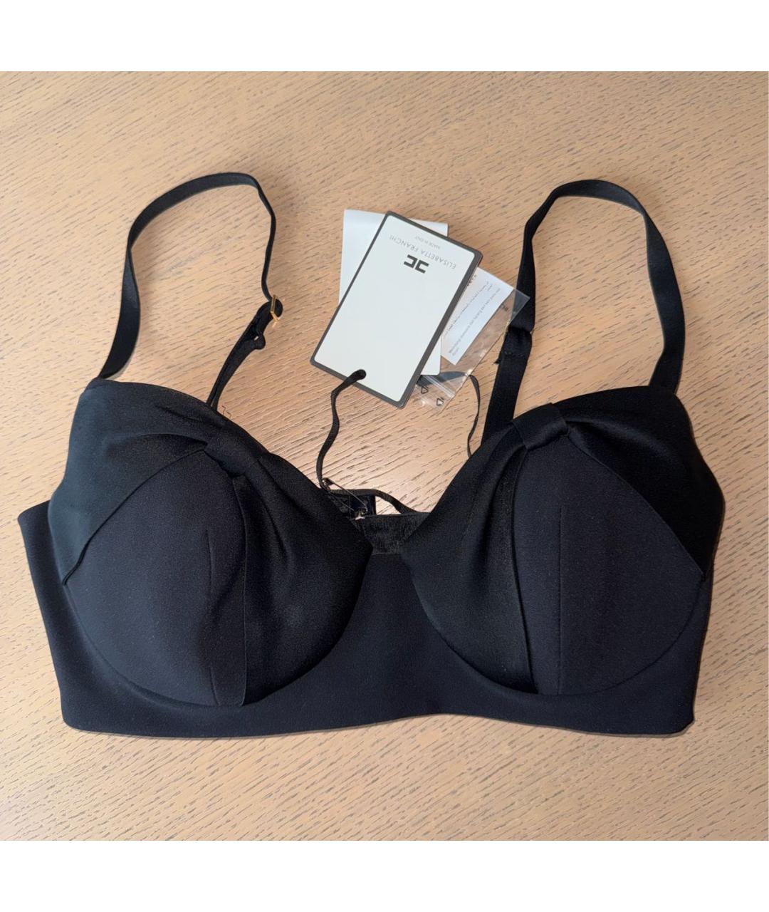 ELISABETTA FRANCHI Черный бюстгалтеры, фото 2