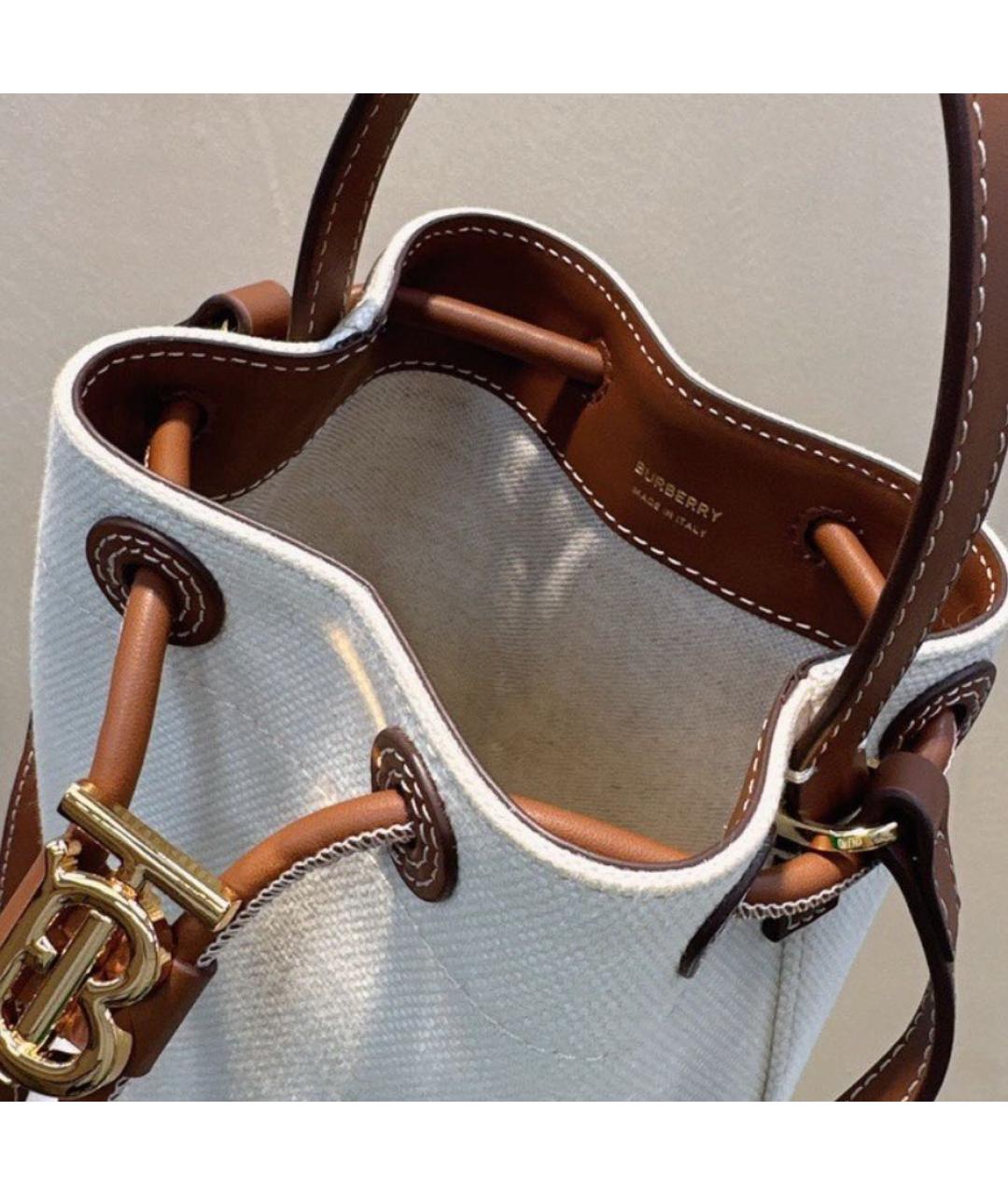 BURBERRY Бежевая сумка через плечо, фото 8