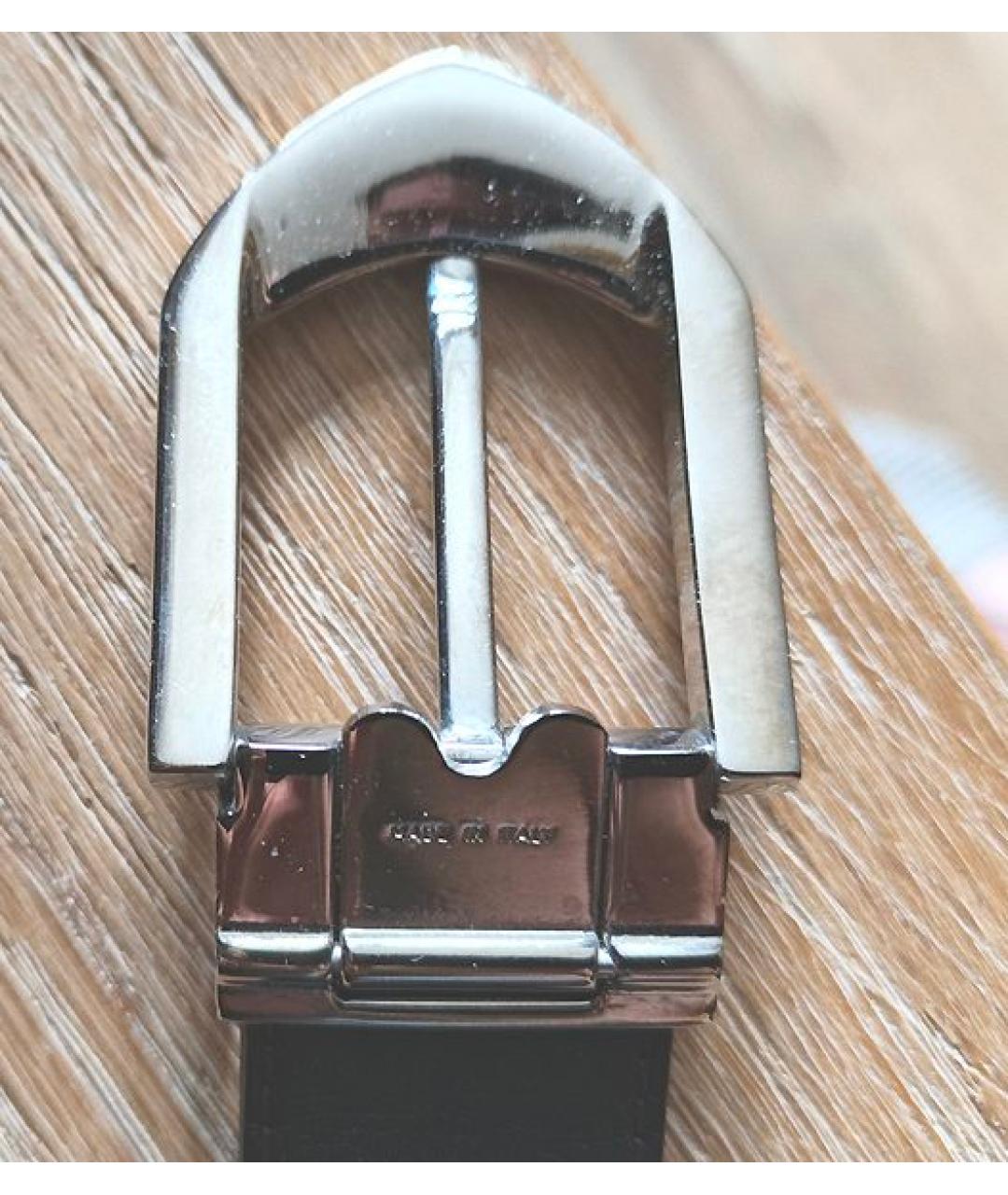 BALLY Коричневый кожаный ремень, фото 2