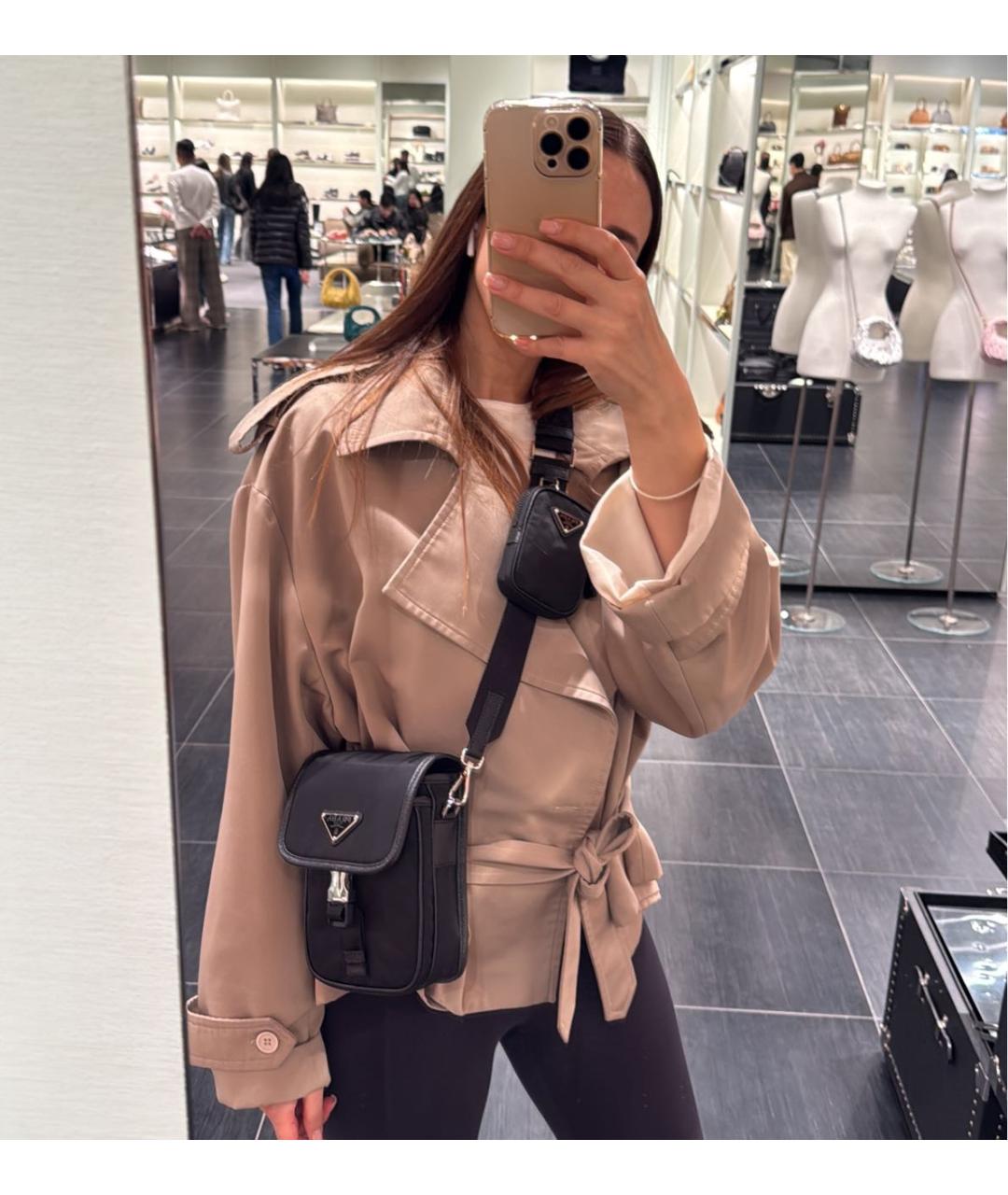 PRADA Черная сумка на плечо, фото 5