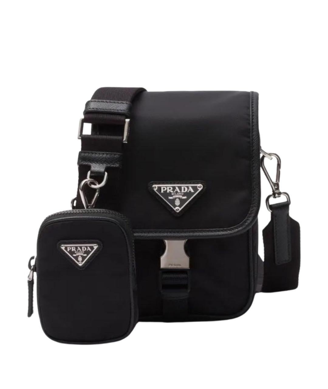 PRADA Черная сумка на плечо, фото 1