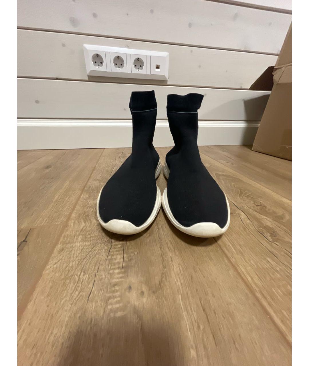 PRADA Черные резиновые кроссовки, фото 2