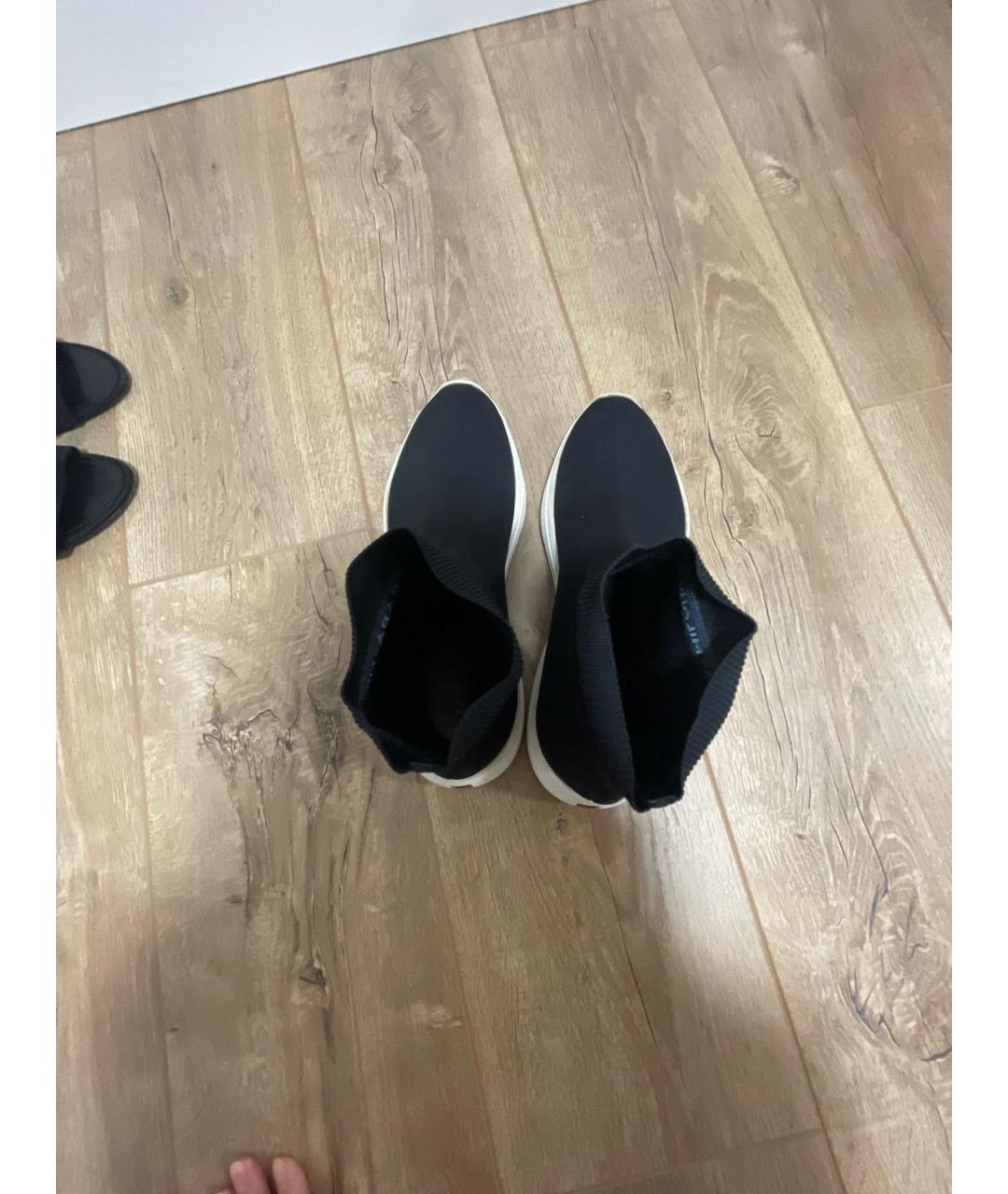 PRADA Черные резиновые кроссовки, фото 3