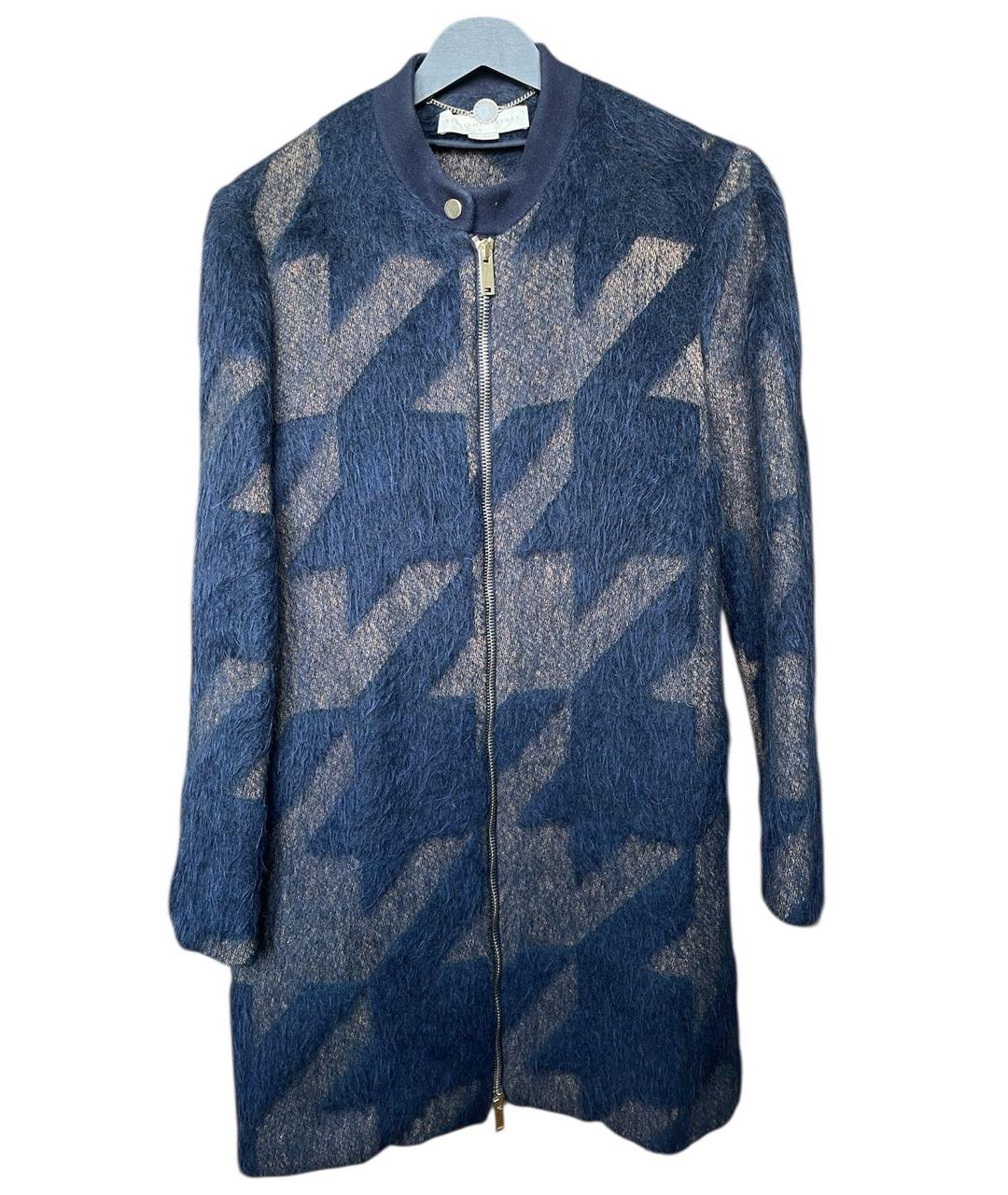 STELLA MCCARTNEY Темно-синее шерстяное пальто, фото 9