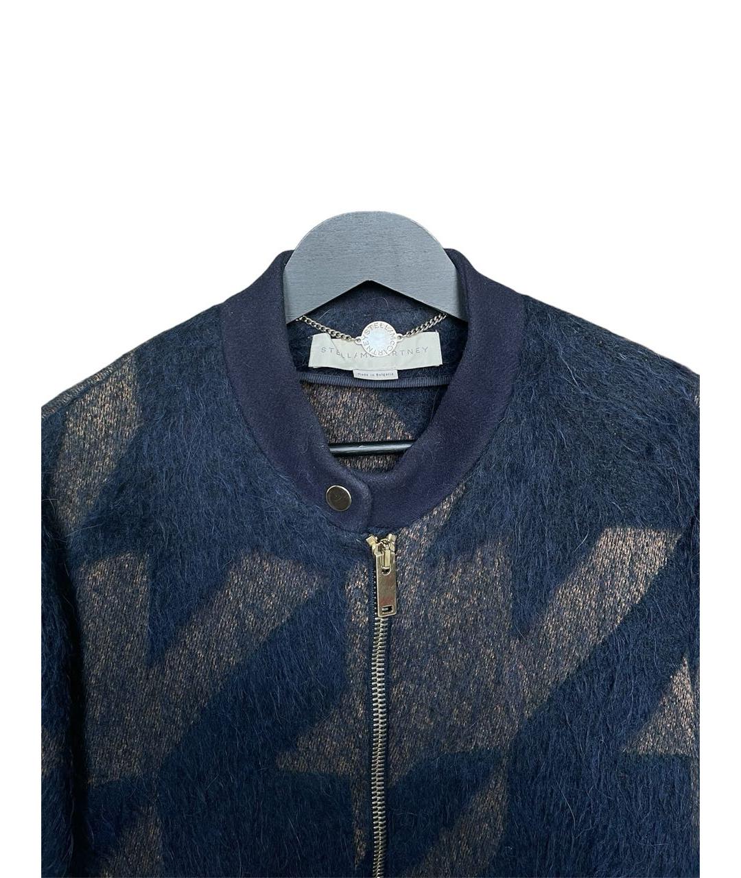 STELLA MCCARTNEY Темно-синее шерстяное пальто, фото 5