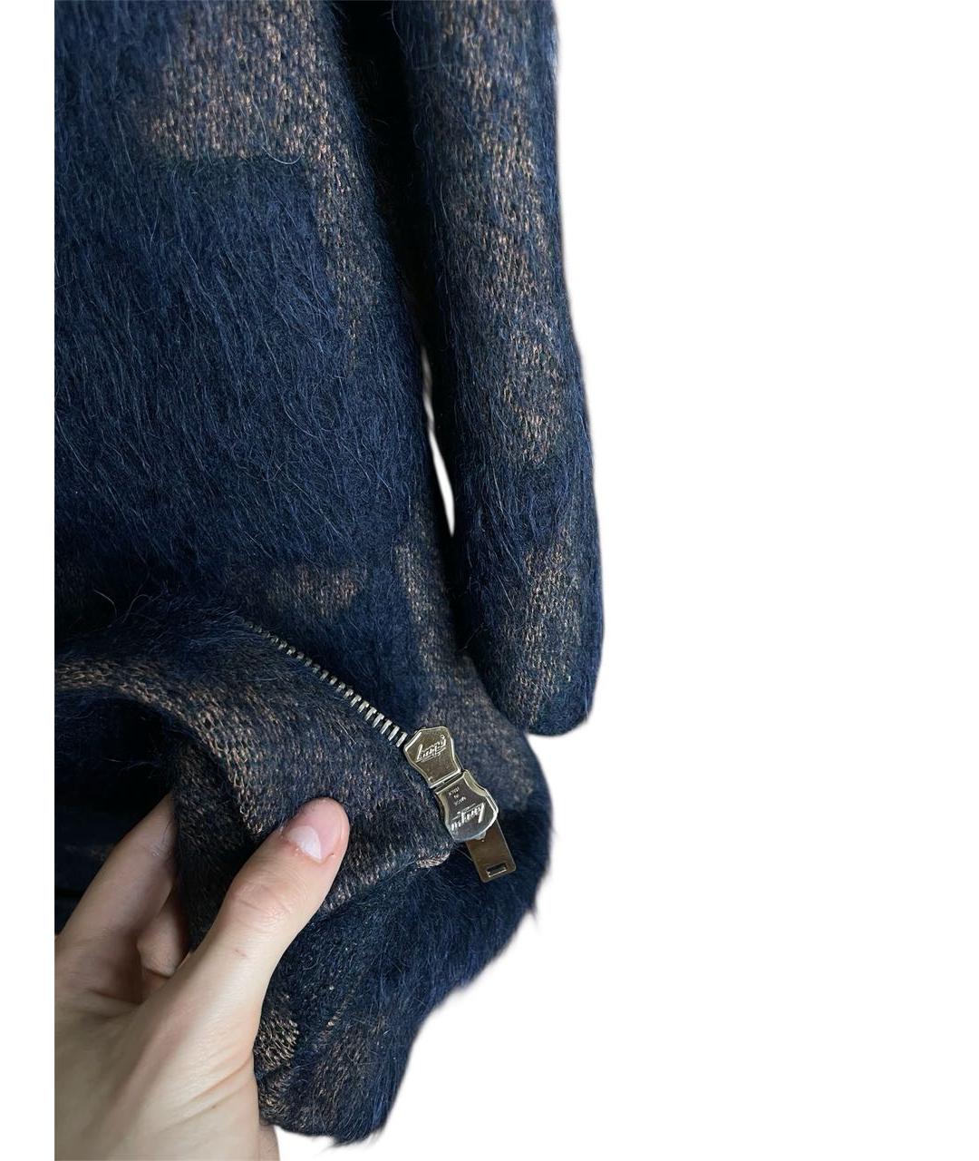 STELLA MCCARTNEY Темно-синее шерстяное пальто, фото 7