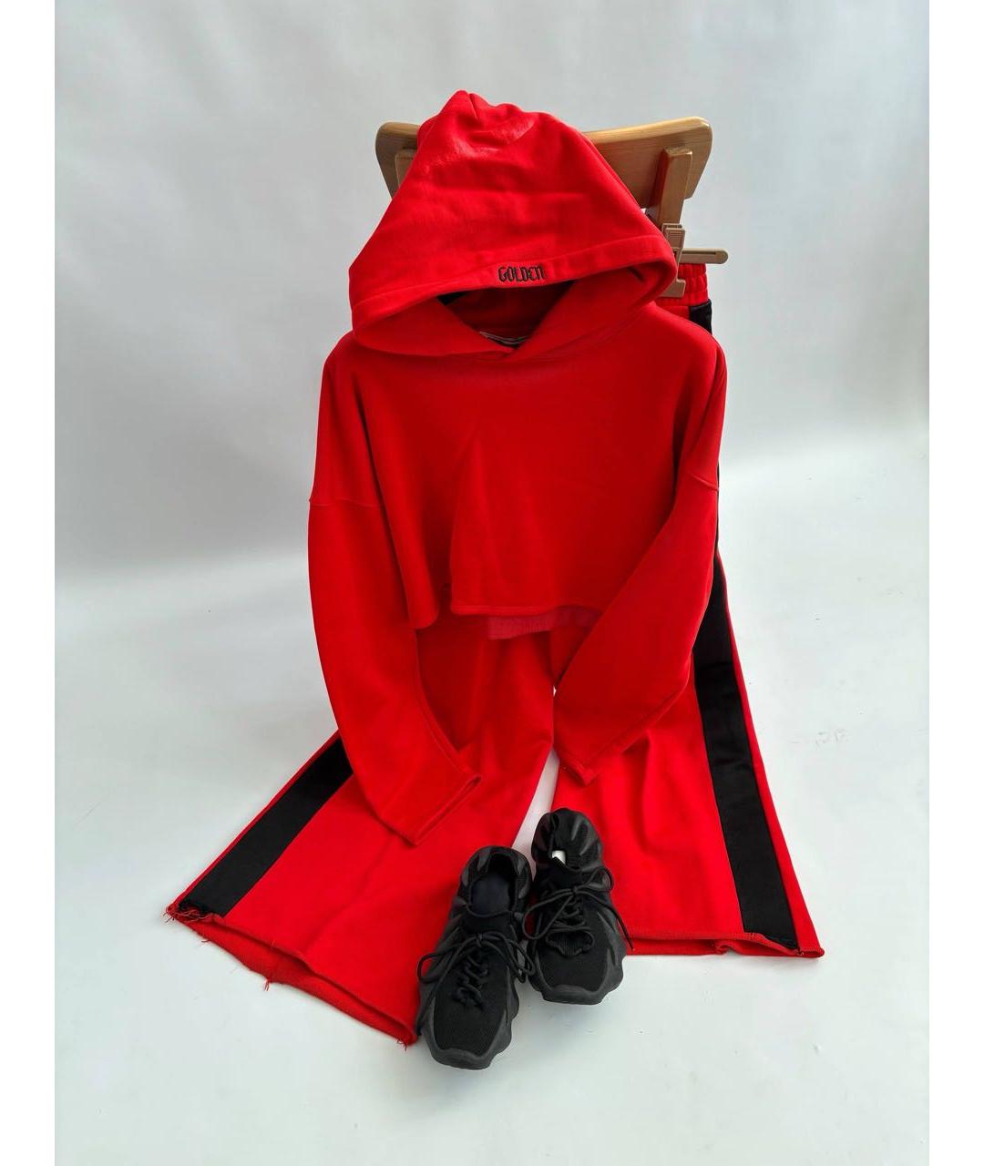 GOLDEN GOOSE DELUXE BRAND Красный хлопковый костюм с брюками, фото 6