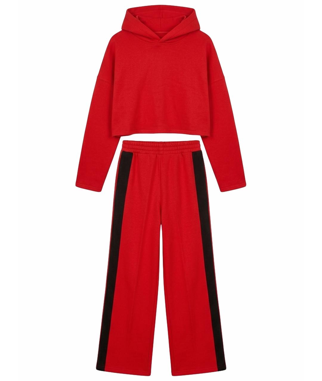 GOLDEN GOOSE DELUXE BRAND Красный хлопковый костюм с брюками, фото 1