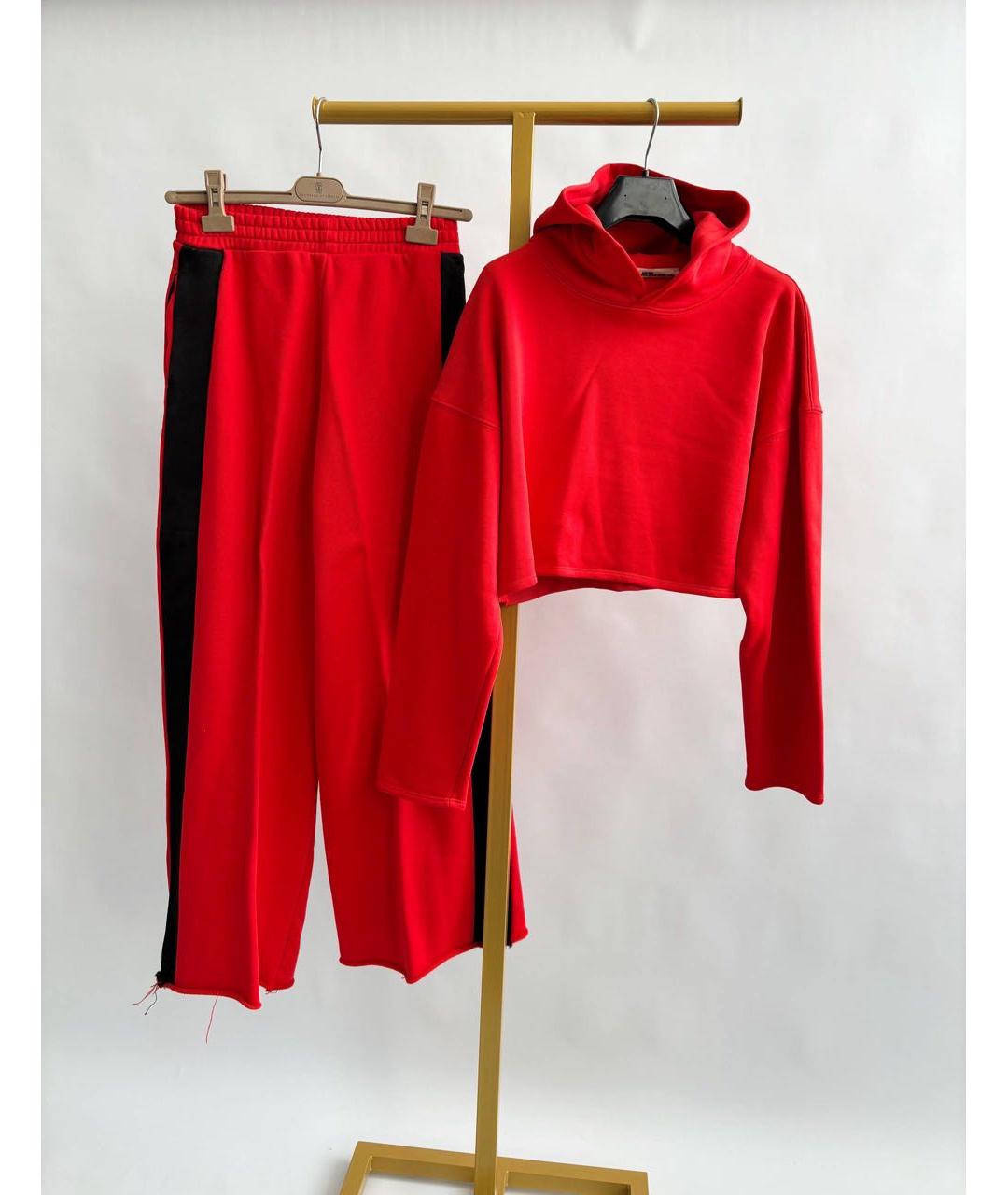 GOLDEN GOOSE DELUXE BRAND Красный хлопковый костюм с брюками, фото 8