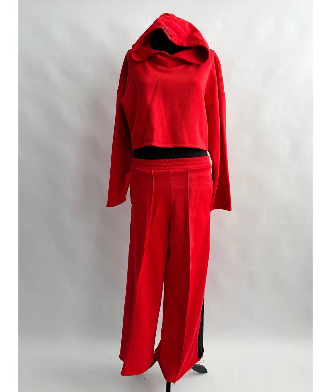 GOLDEN GOOSE DELUXE BRAND Красный хлопковый костюм с брюками, фото 5