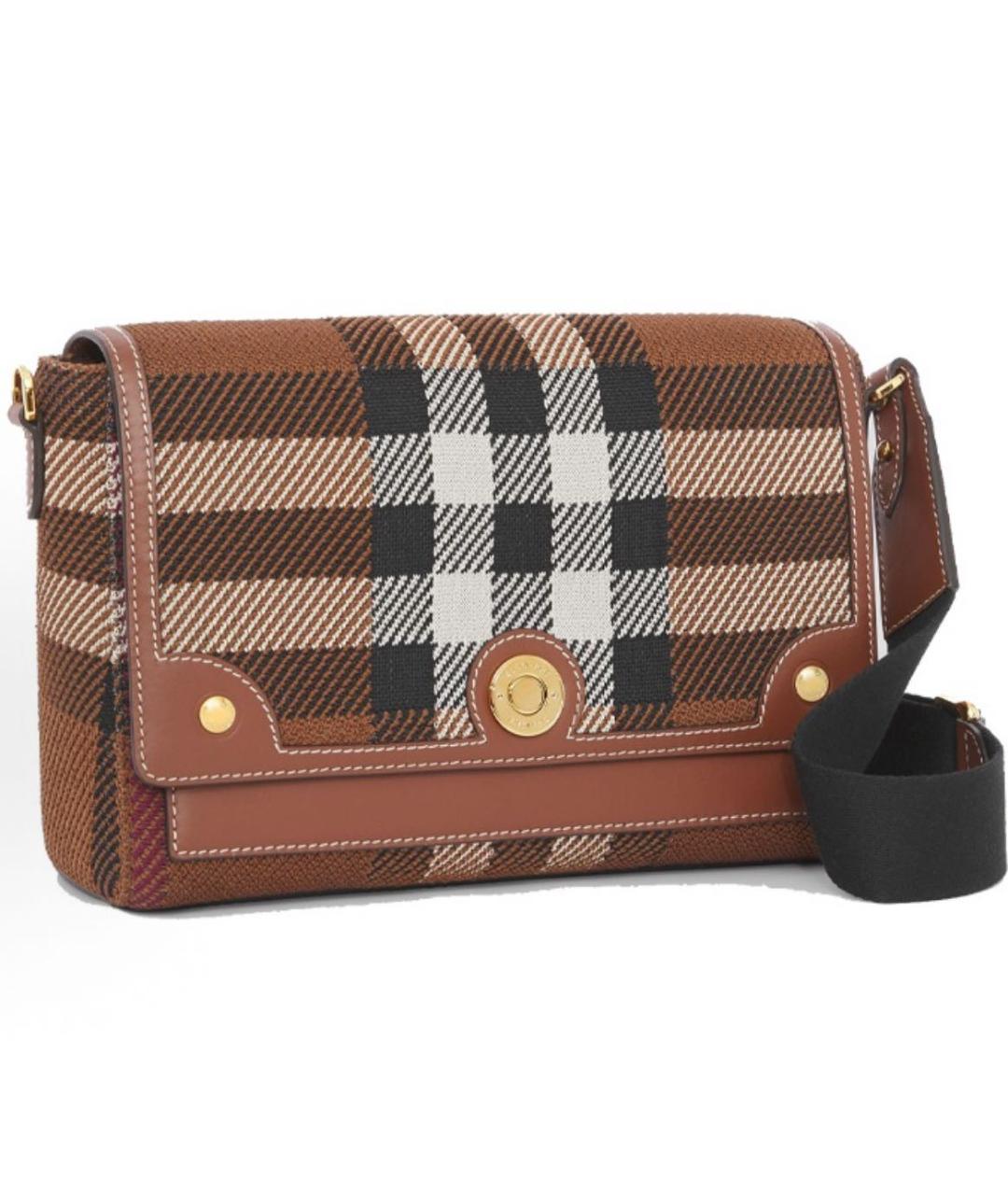 BURBERRY Коричневая сумка через плечо, фото 5