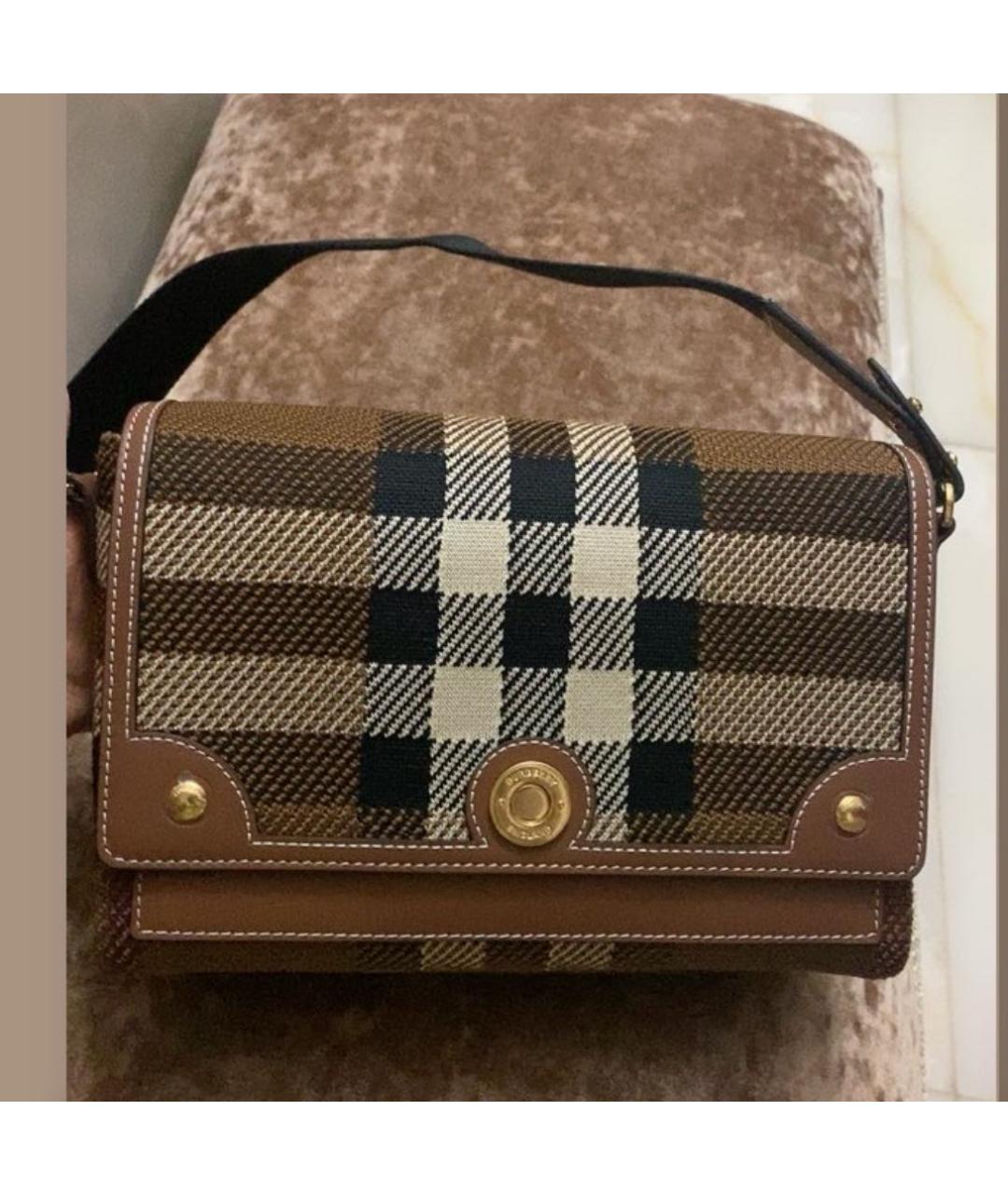 BURBERRY Коричневая сумка через плечо, фото 2