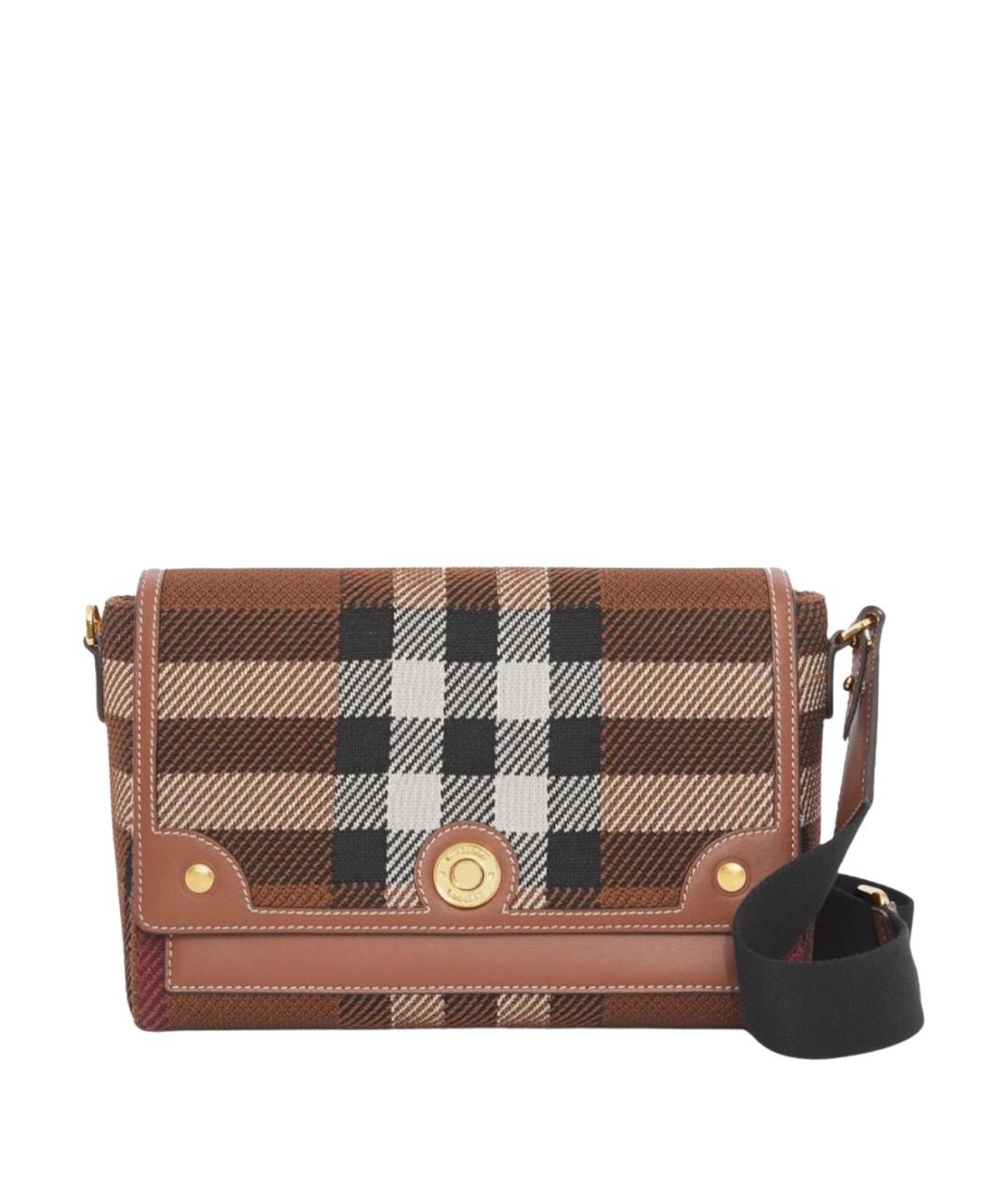 BURBERRY Коричневая сумка через плечо, фото 1