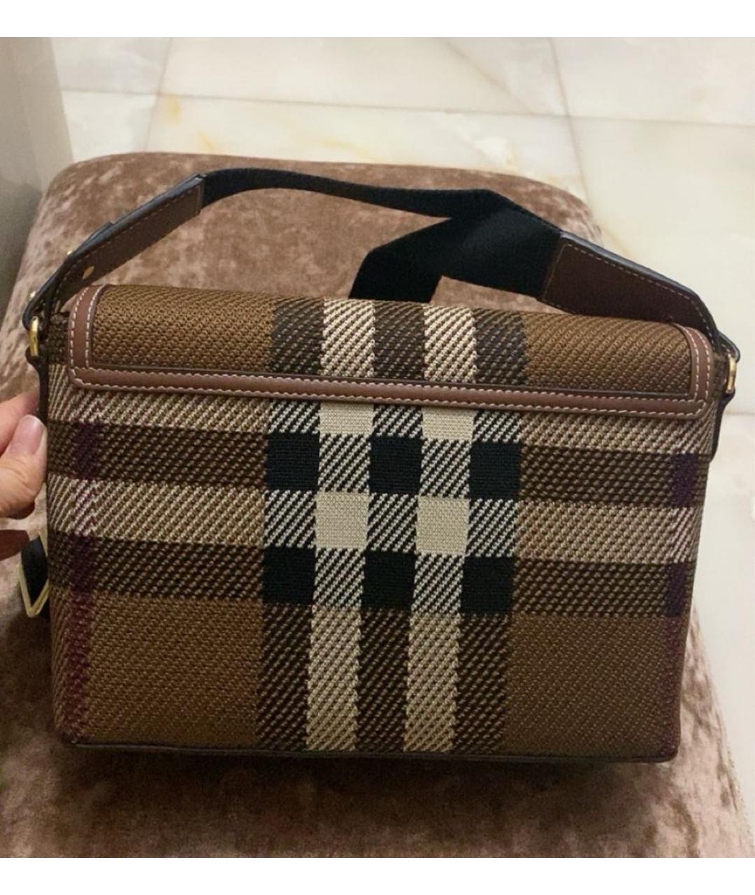 BURBERRY Коричневая сумка через плечо, фото 3