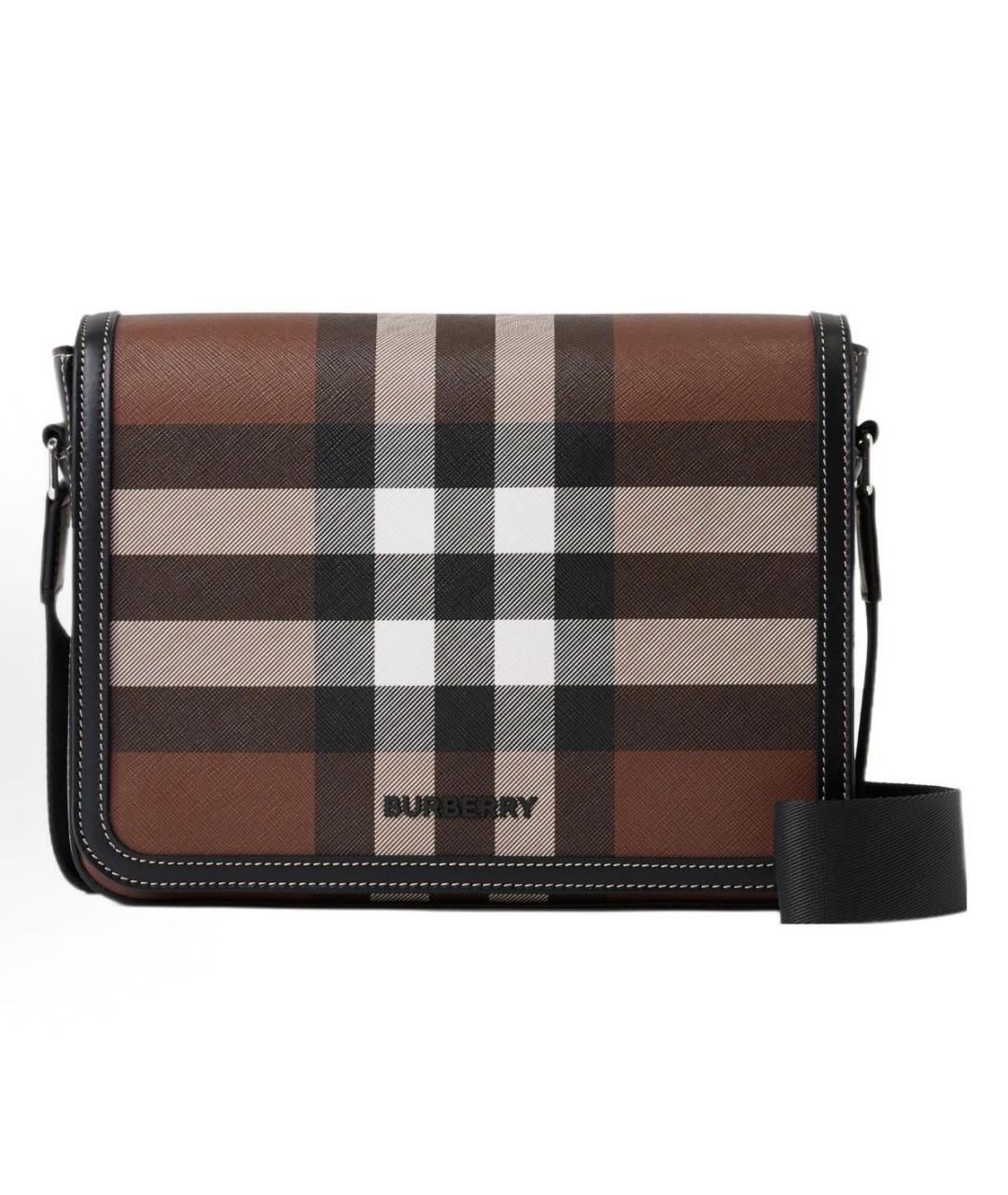 BURBERRY Коричневая сумка через плечо, фото 9