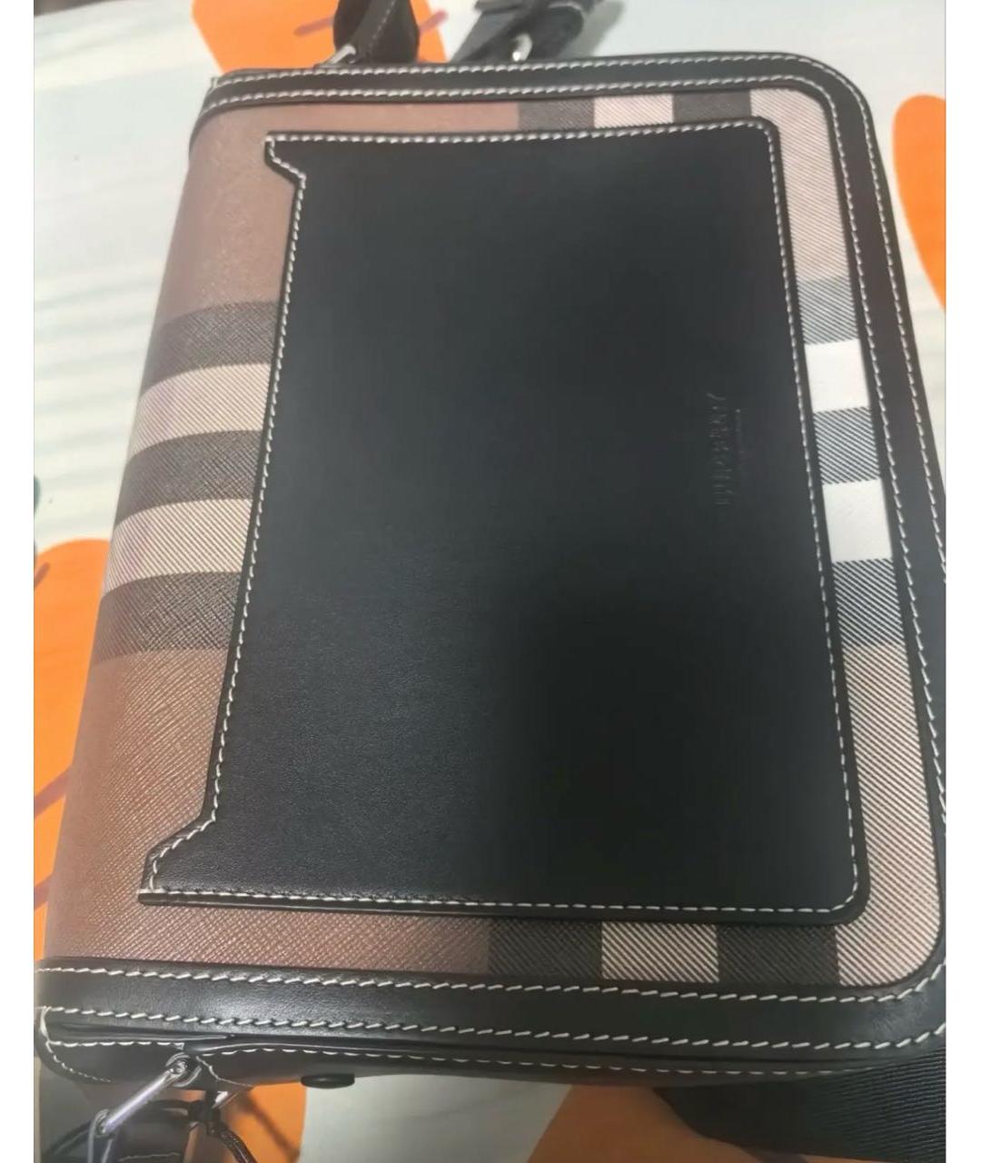 BURBERRY Коричневая сумка через плечо, фото 8