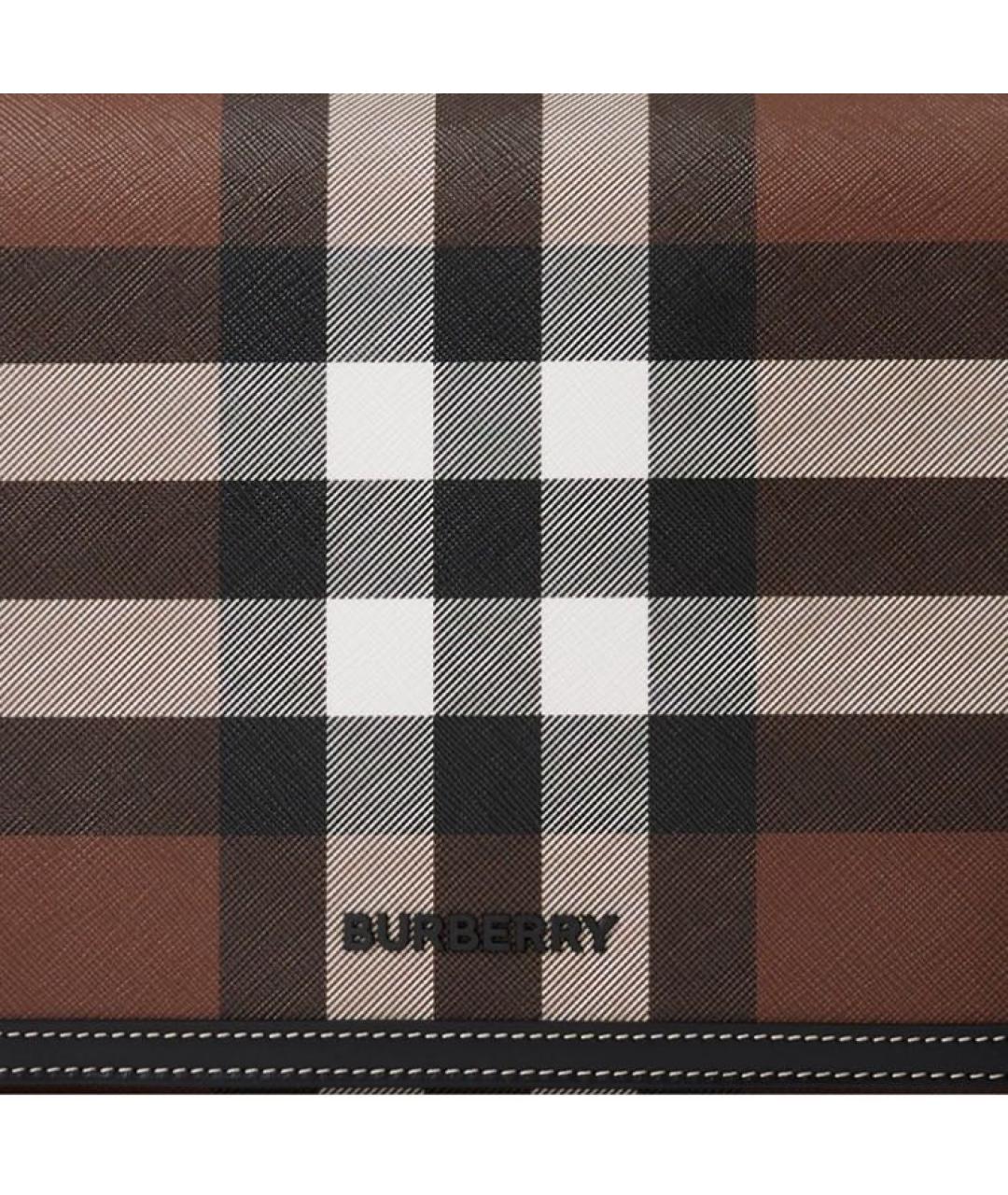 BURBERRY Коричневая сумка через плечо, фото 5