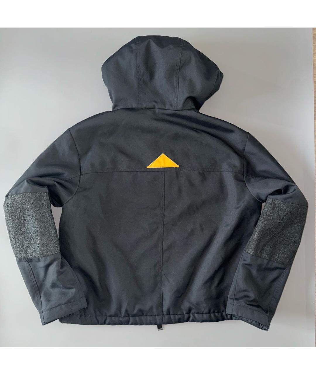 HERON PRESTON Черная полиэстеровая куртка, фото 2