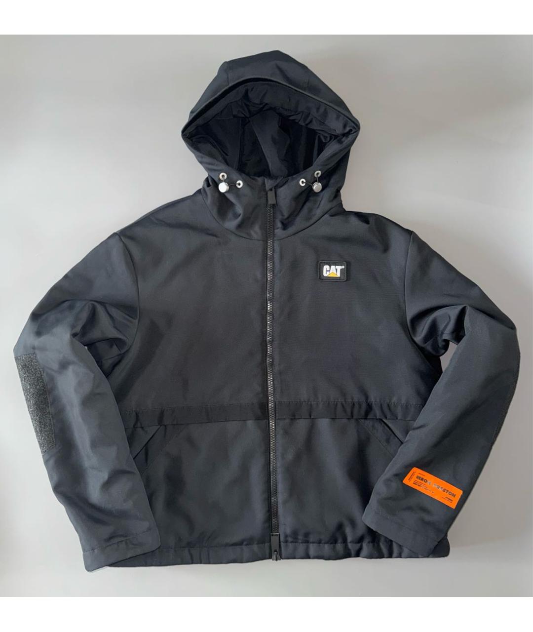 HERON PRESTON Черная полиэстеровая куртка, фото 5