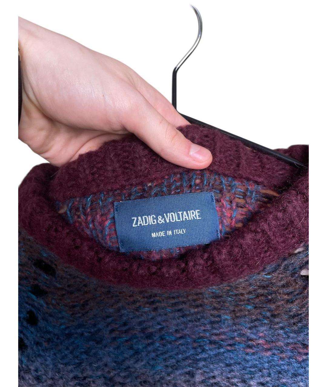 ZADIG & VOLTAIRE Мульти шерстяной джемпер / свитер, фото 8