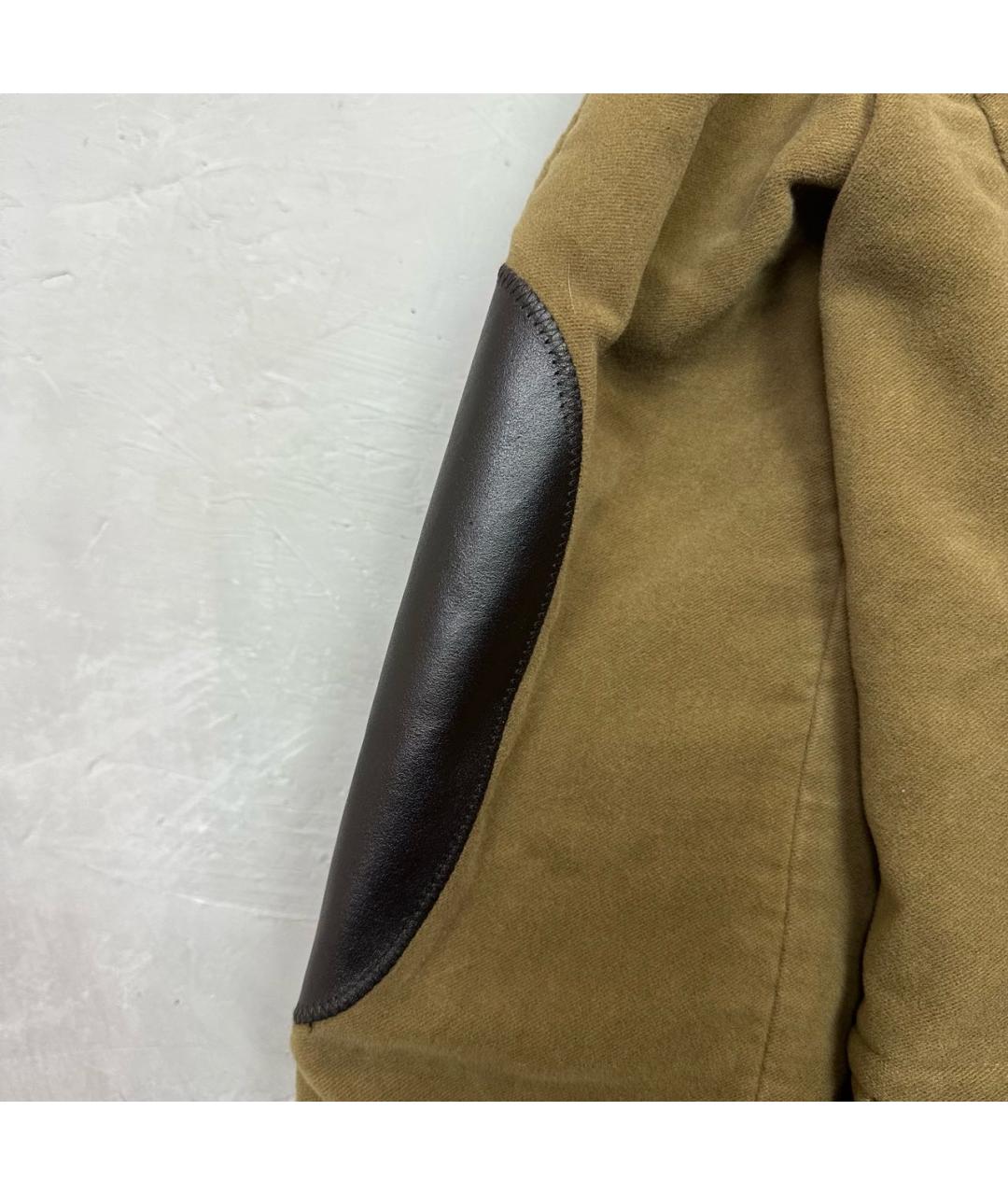 TRUSSARDI Коричневый хлопковый пиджак, фото 7