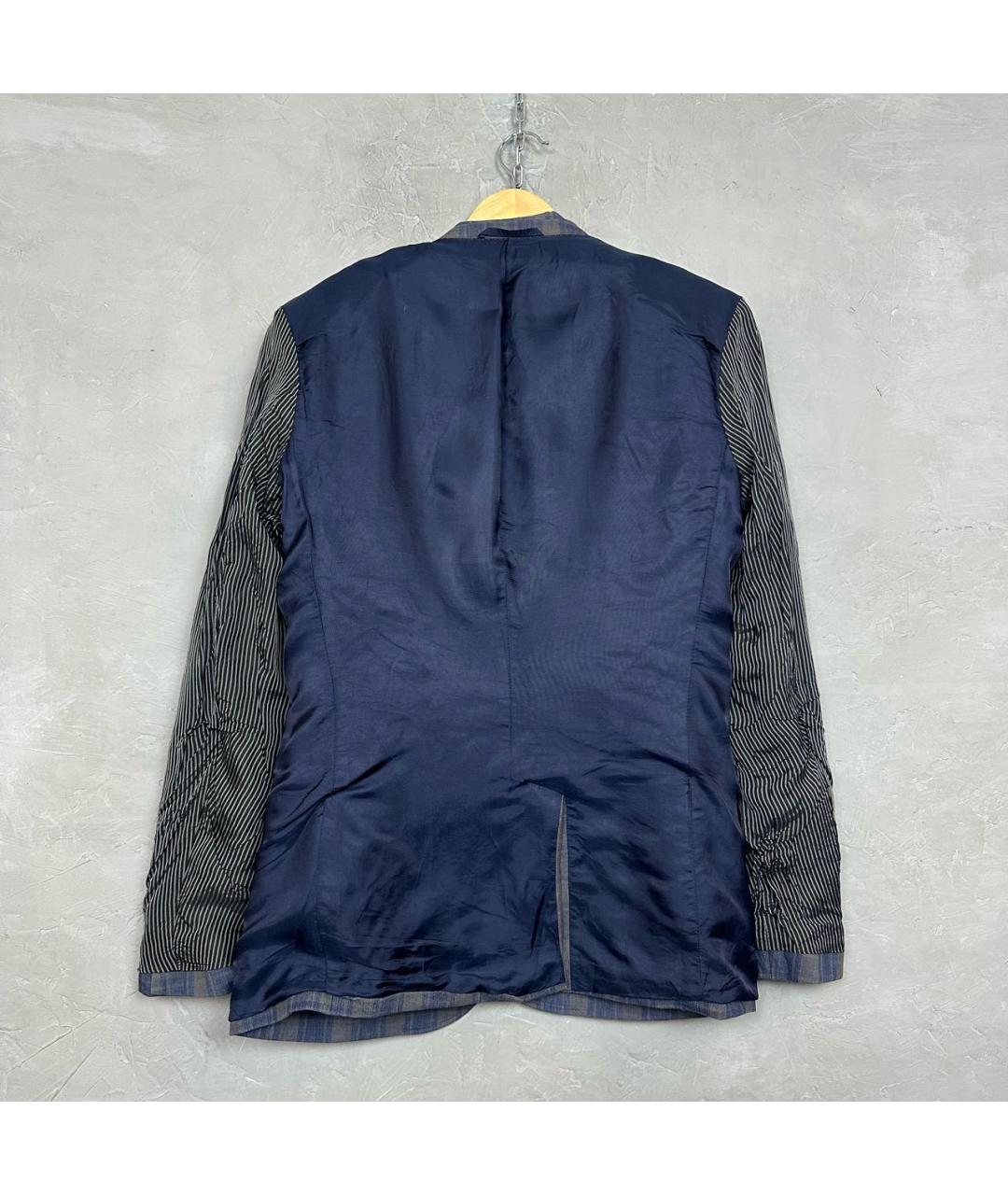 HUGO BOSS Синий хлопковый пиджак, фото 4