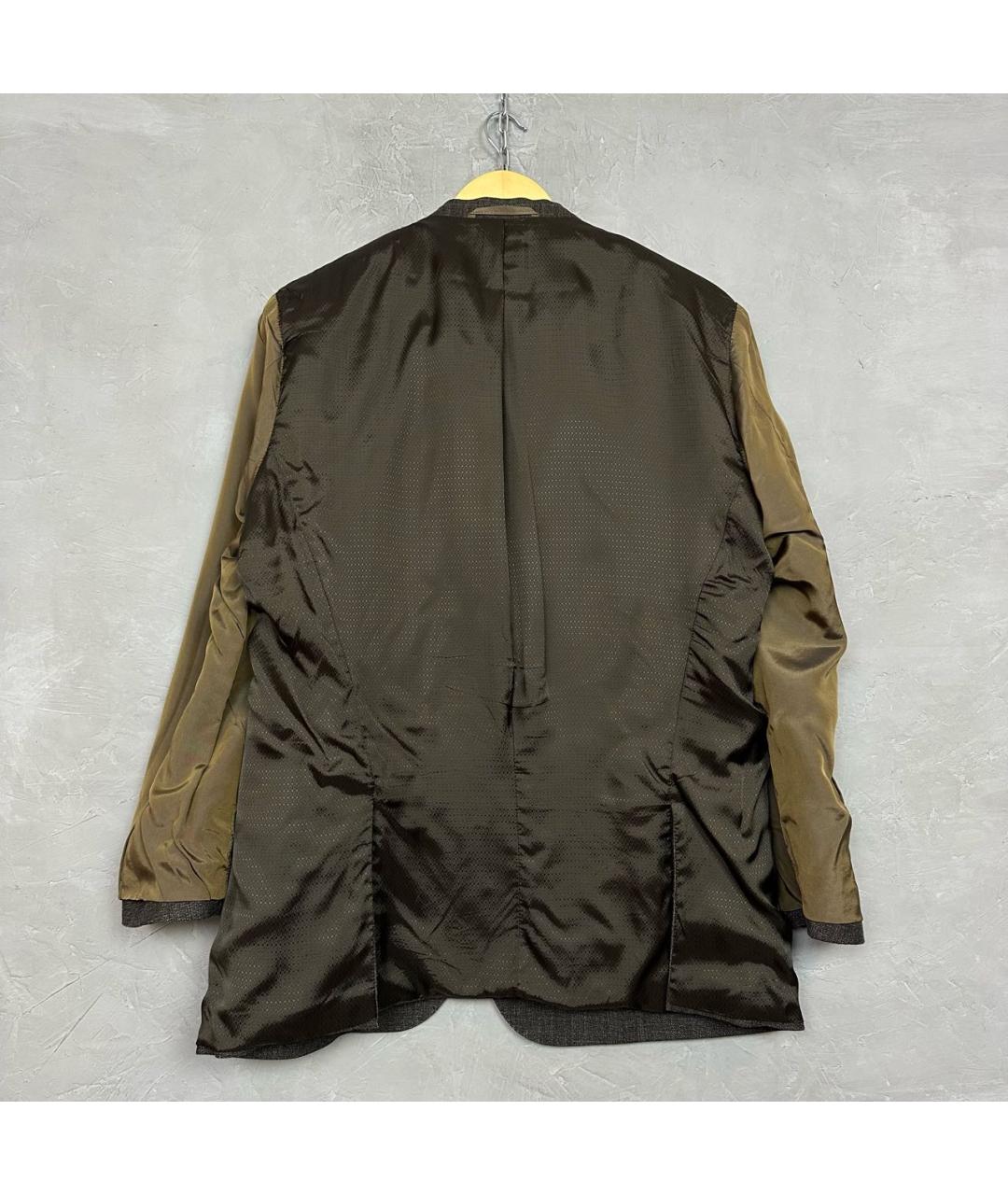 HUGO BOSS Коричневый шерстяной пиджак, фото 4