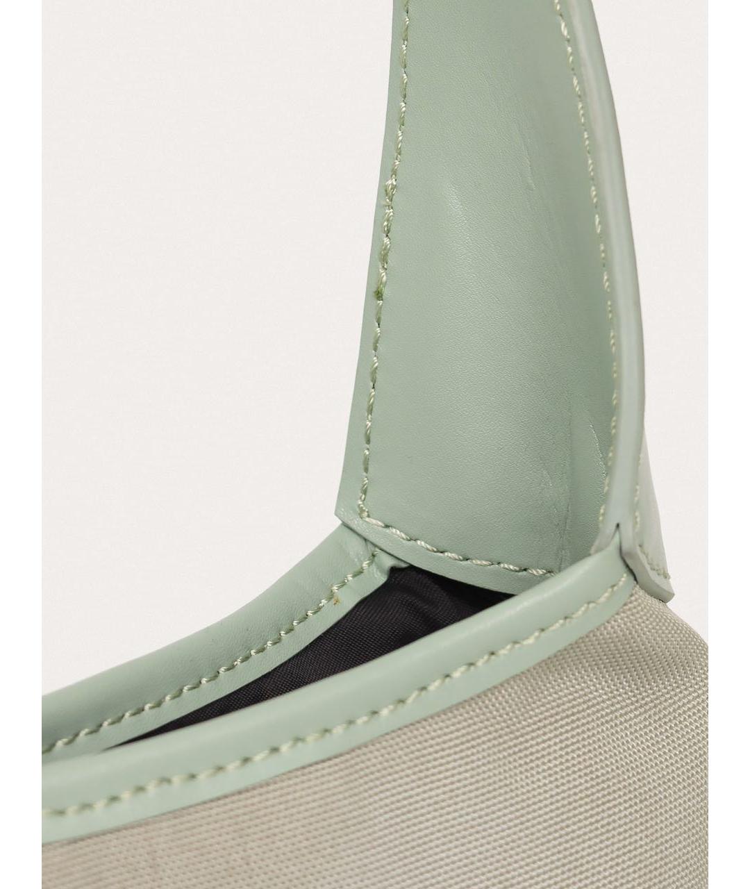 GUCCI Голубая тканевая сумка с короткими ручками, фото 6