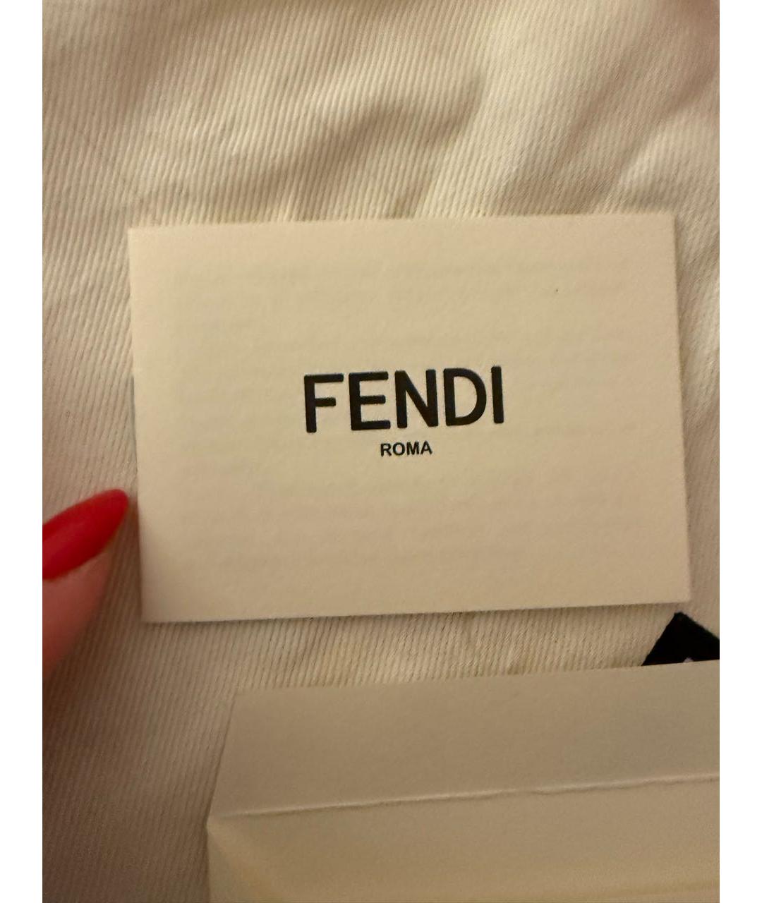 FENDI Розовая кожаная сумка с короткими ручками, фото 5