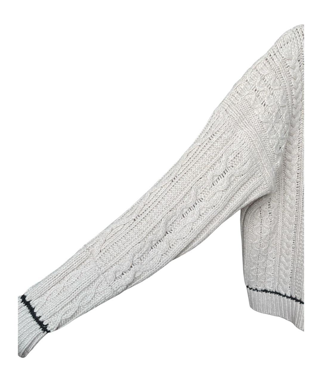 JEAN PAUL GAULTIER Бежевый шерстяной джемпер / свитер, фото 7