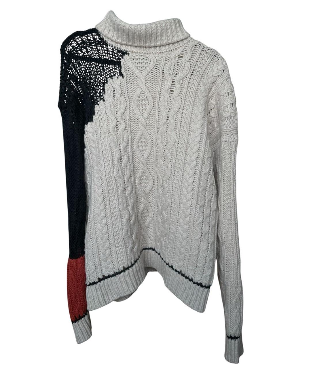 JEAN PAUL GAULTIER Бежевый шерстяной джемпер / свитер, фото 1