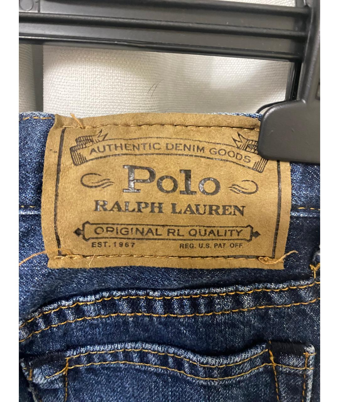 POLO RALPH LAUREN Темно-синие хлопковые детские джинсы, фото 3