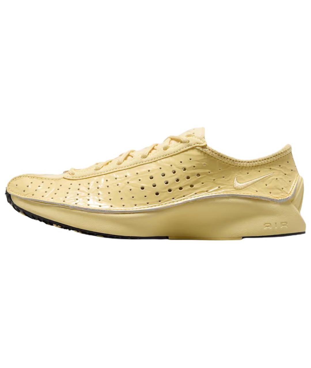 NIKE Желтые кожаные кроссовки, фото 2
