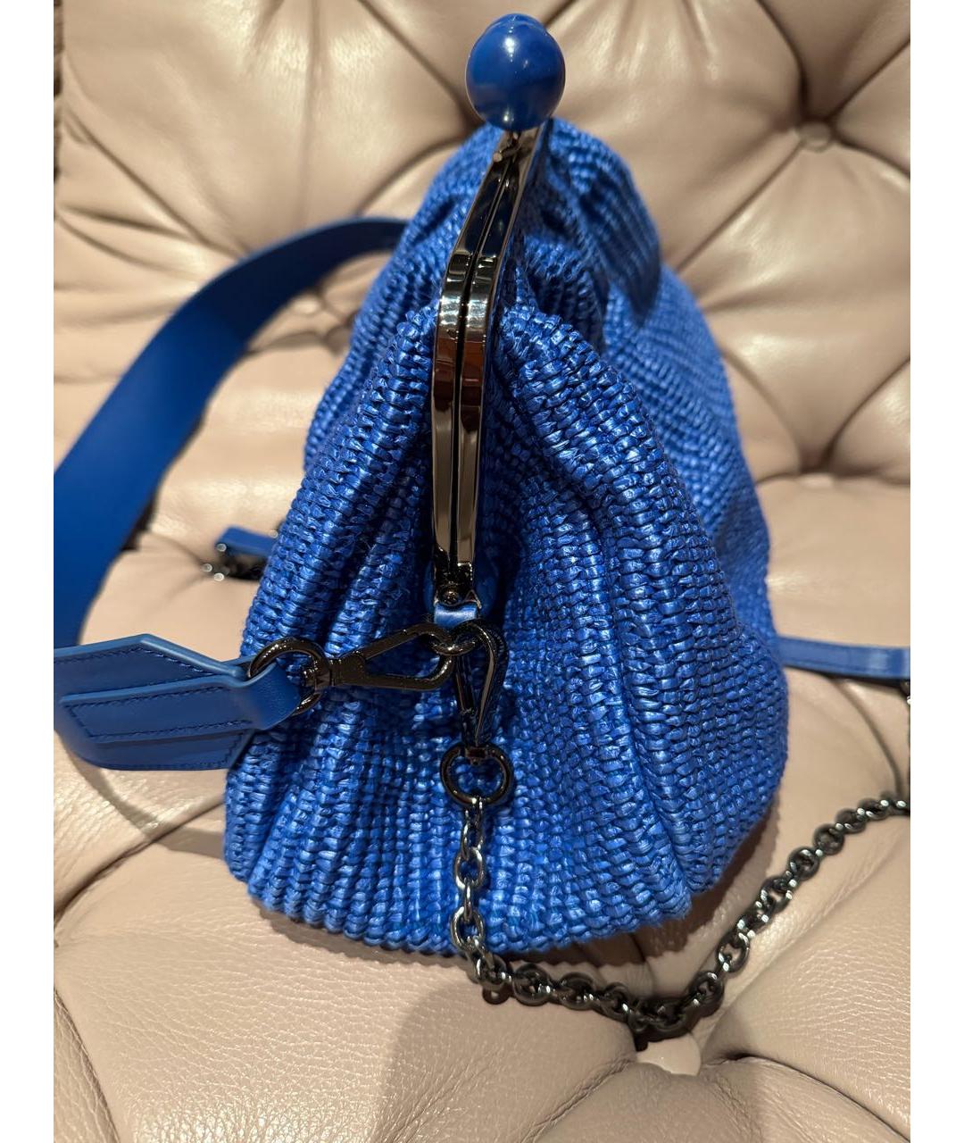 WEEKEND MAX MARA Синяя сумка через плечо, фото 2