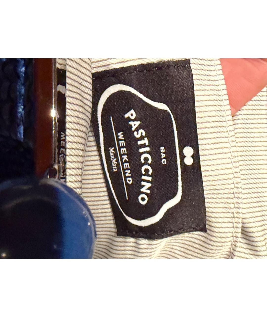 WEEKEND MAX MARA Синяя сумка через плечо, фото 5