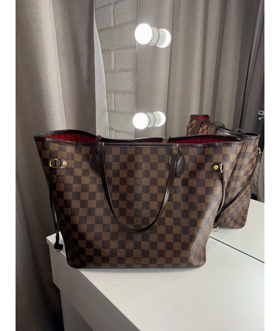 LOUIS VUITTON Коричневая сумка тоут, фото 2