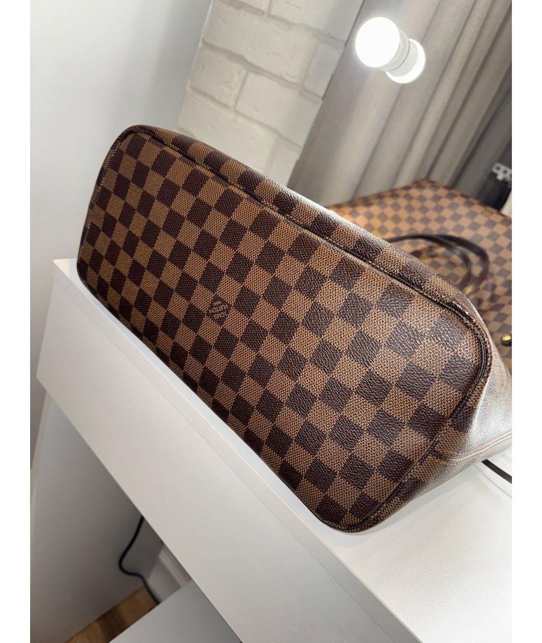 LOUIS VUITTON Коричневая сумка тоут, фото 4