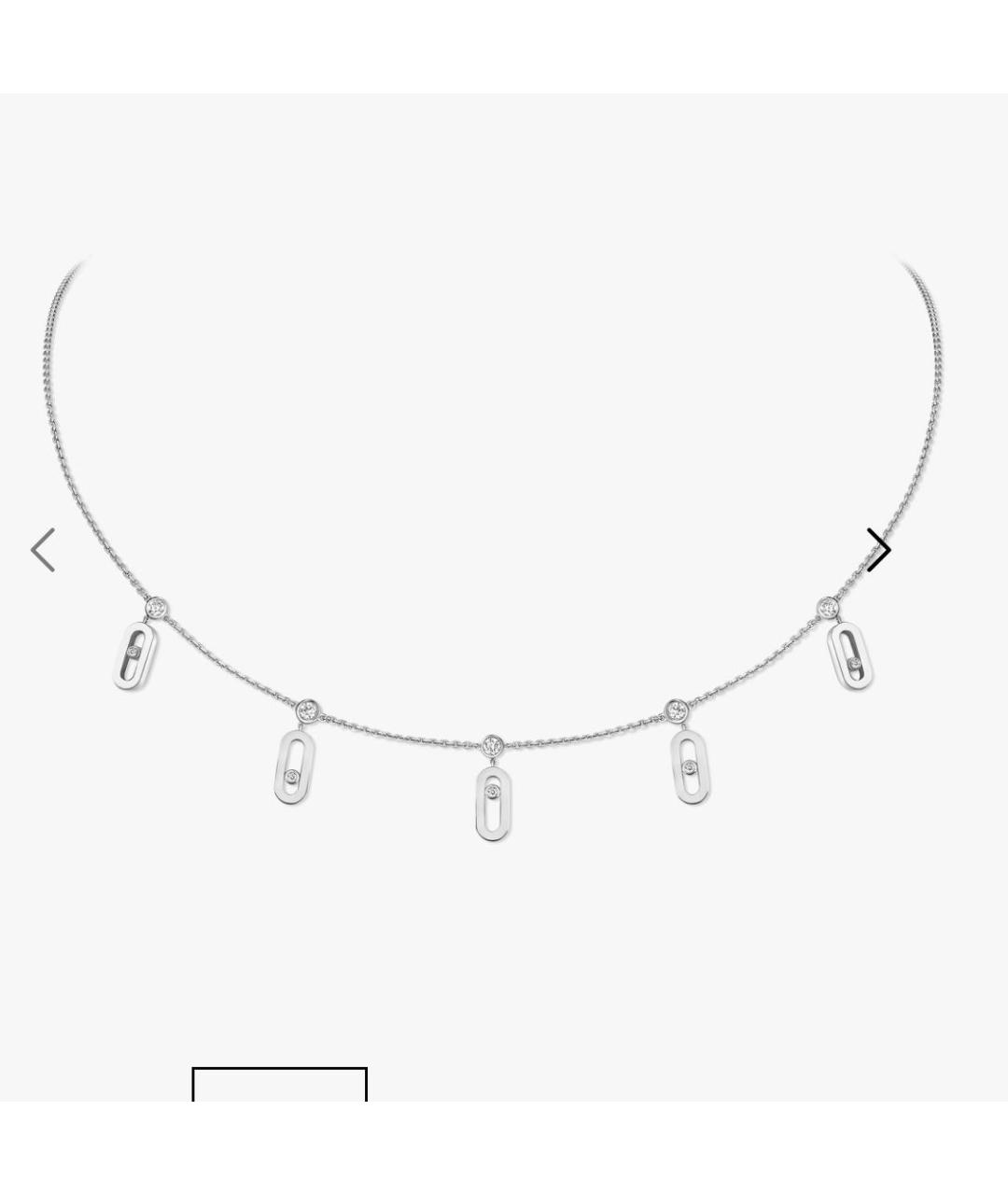 MESSIKA Серебряное колье из белого золота, фото 4