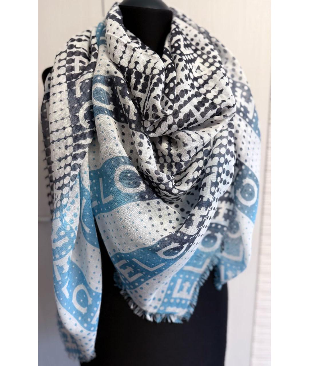 CHANEL Мульти кашемировый платок, фото 9