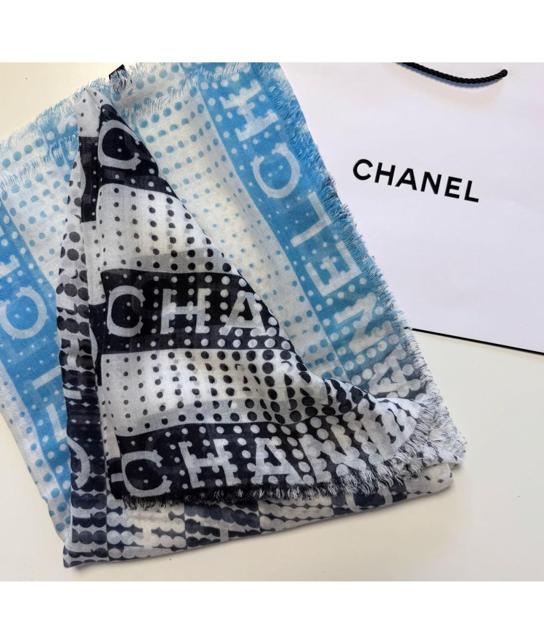 CHANEL Мульти кашемировый платок, фото 7