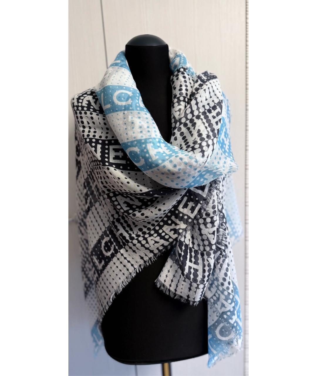 CHANEL Мульти кашемировый платок, фото 3