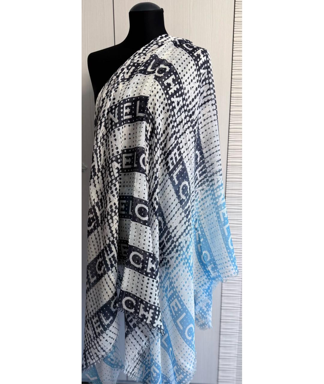 CHANEL Мульти кашемировый платок, фото 8