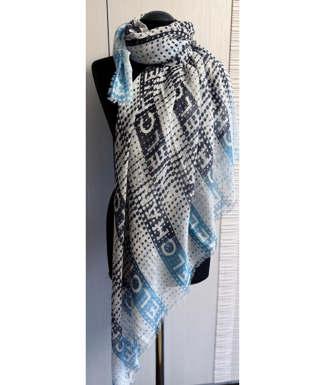 CHANEL Мульти кашемировый платок, фото 2