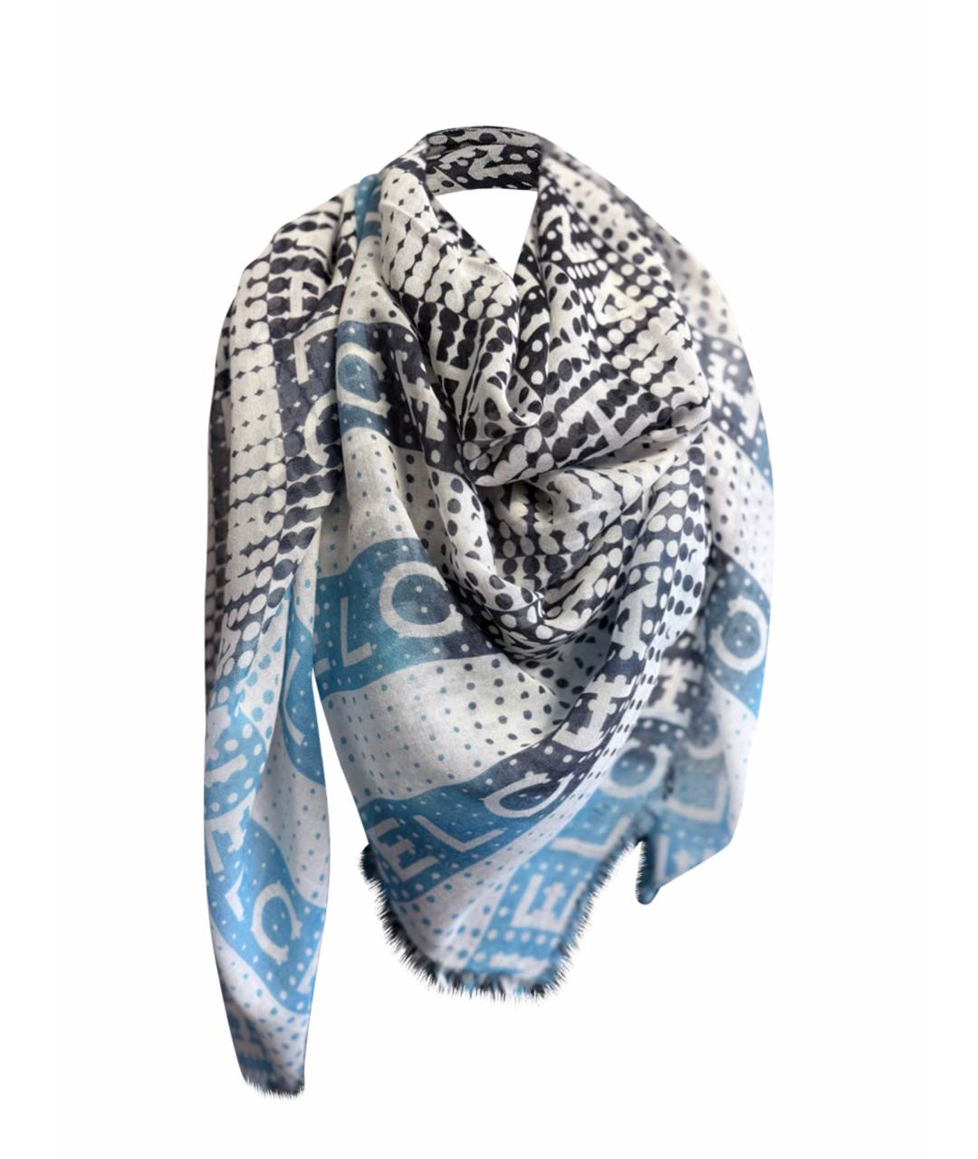 CHANEL Мульти кашемировый платок, фото 1