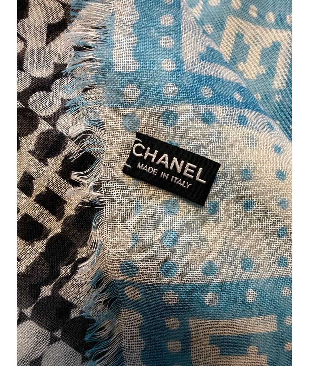 CHANEL Мульти кашемировый платок, фото 5